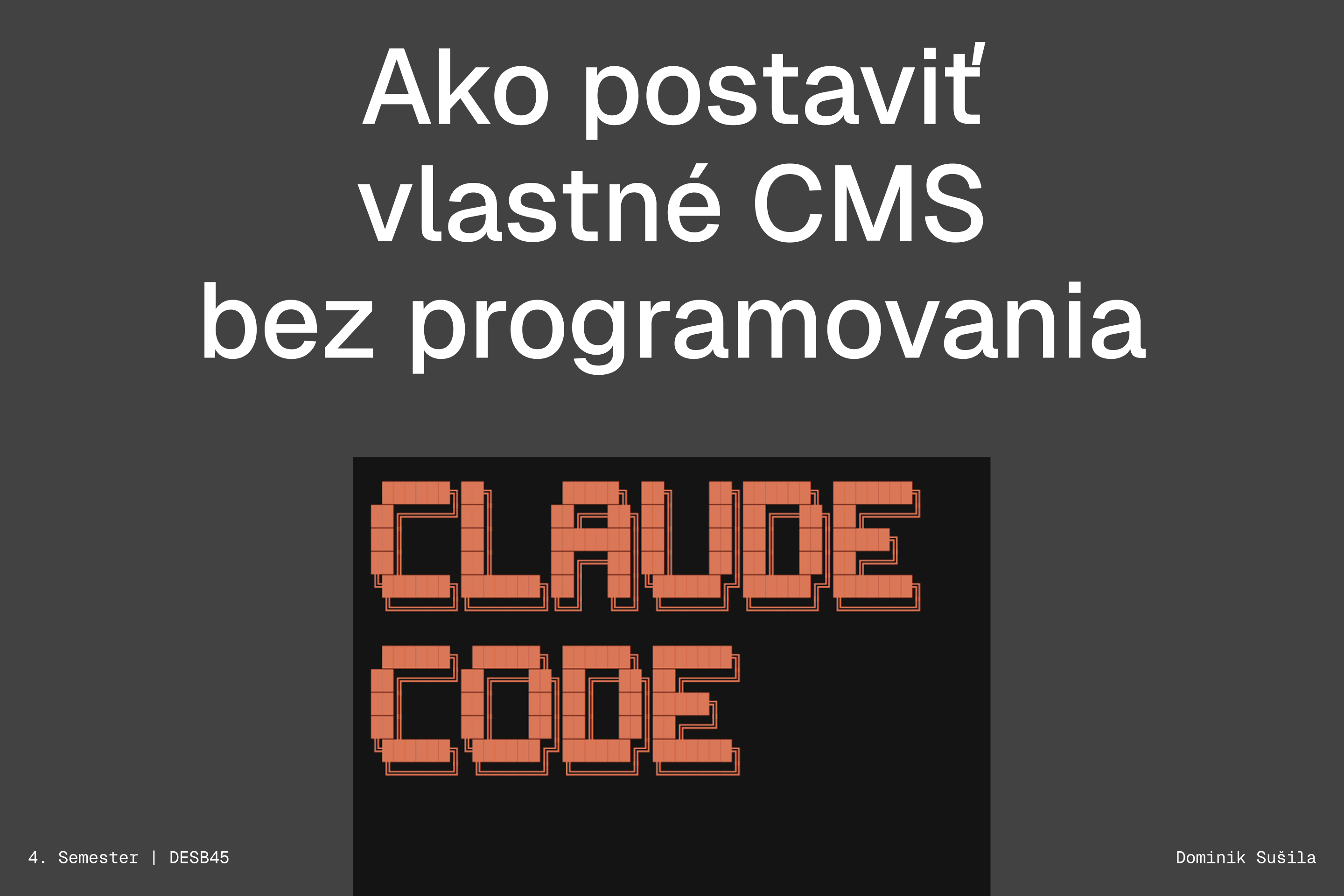 Ako si postaviť vlastné CMS bez programovania